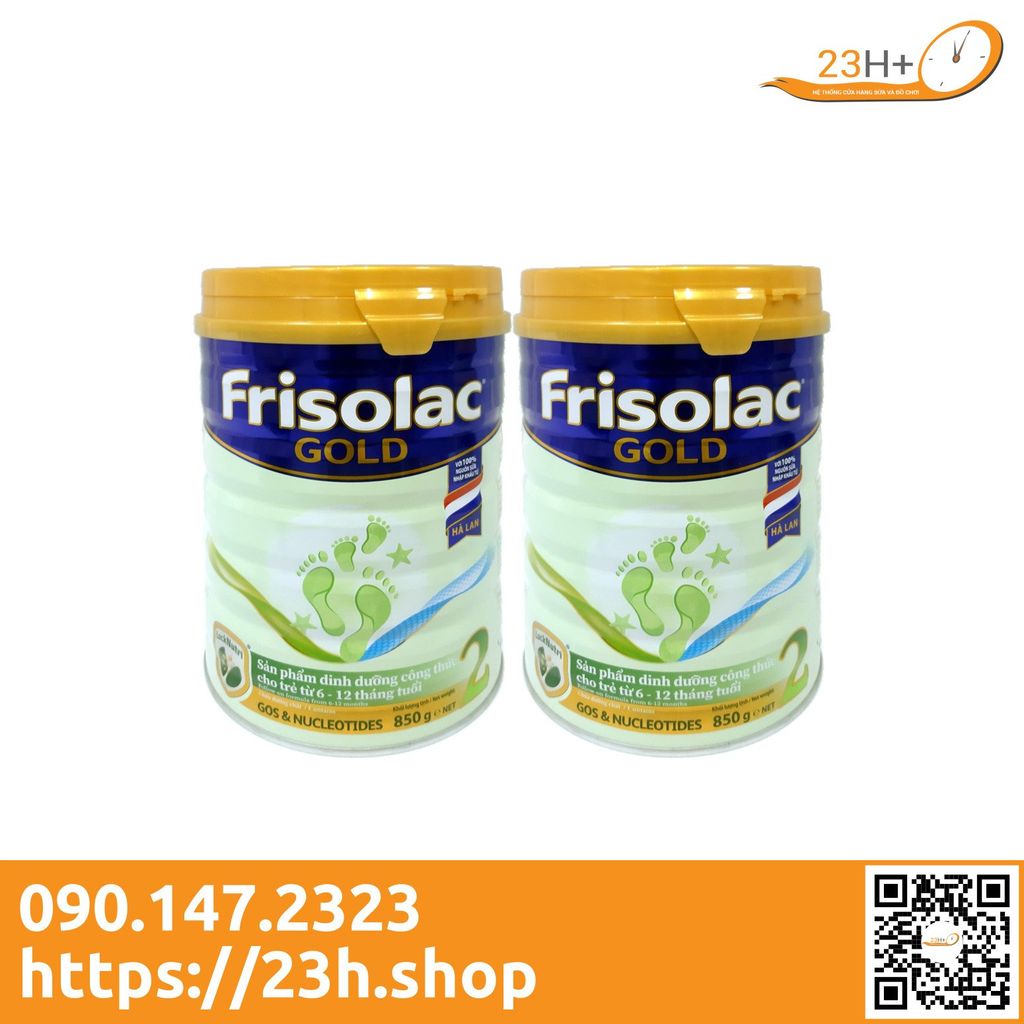 Sữa Bột Frisolac Gold 2 850g (Mới)