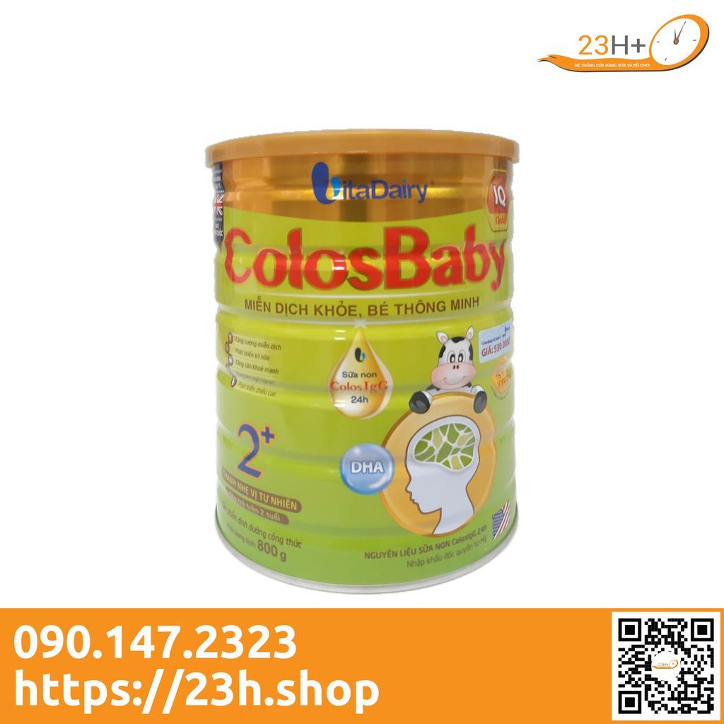 Sữa Non Colosbaby IQ 2+ 800g