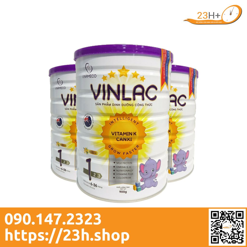 Sữa Bột Vinlac 1 6-36 900g