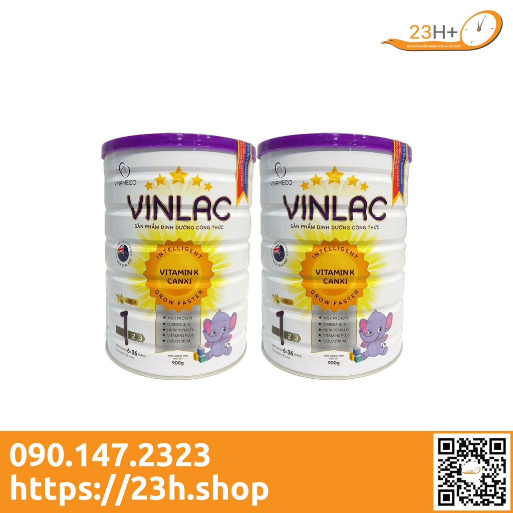 Sữa Bột Vinlac 1 6-36 900g