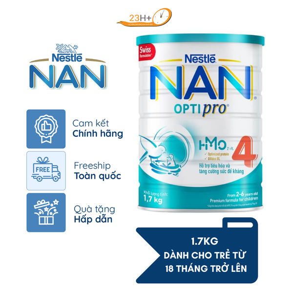 Sữa Bột Nan Optipro 4 1.7kg (Mới)