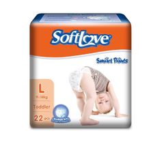 Bỉm TÃ Quần Cho Bé Softlove Size XXL18 23h.shop Nhập Khẩu Singapore Thiết Kế 2 Lớp Chống Tràn Siêu Mỏng Thấm Hút Tốt