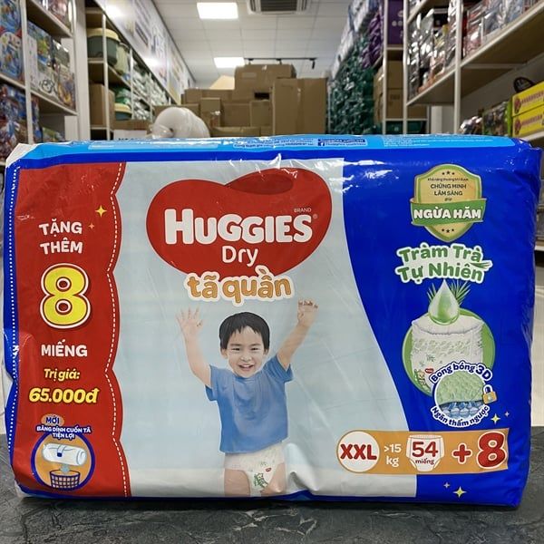 Bỉm/Tã Quần Huggies Size XXL54