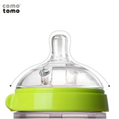 BÌNH SỮA SILICONE COMOTOMO 150ML - XANH