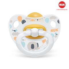 Bộ 2 ti giả NUK Happykids S1Cao Su 6-18m