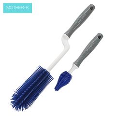 BỘ CỌ RỬA BÌNH VÀ NÚM TY SILICONE MOTHER-K HÀN QUỐC – XANH