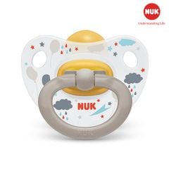 BỘ 2 TI GIẢ NUK HAPPYKIDS S1 CAO SU 0 - 6M