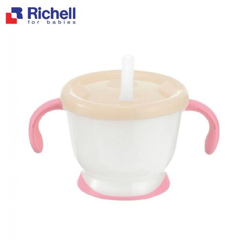 Cốc tập uống 3 giai đoạn Richell (Hồng)