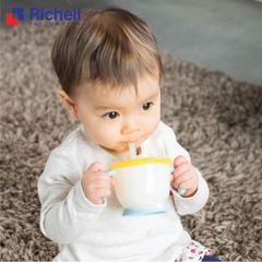 Cốc tập uống 3 giai đoạn Richell (Vàng)