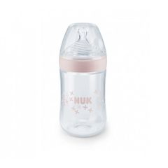 Bình sữa NUK PP Nature Sense 260ml núm ty Silicone S1 - M