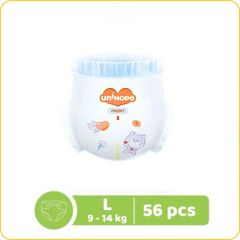 TÃ EM BÉ DẠNG QUẦN UNIHOPE SIZE L - 56 MIẾNG