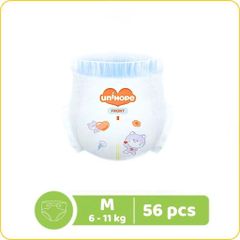 TÃ EM BÉ DẠNG QUẦN UNIHOPE SIZE M - 56 MIẾNG