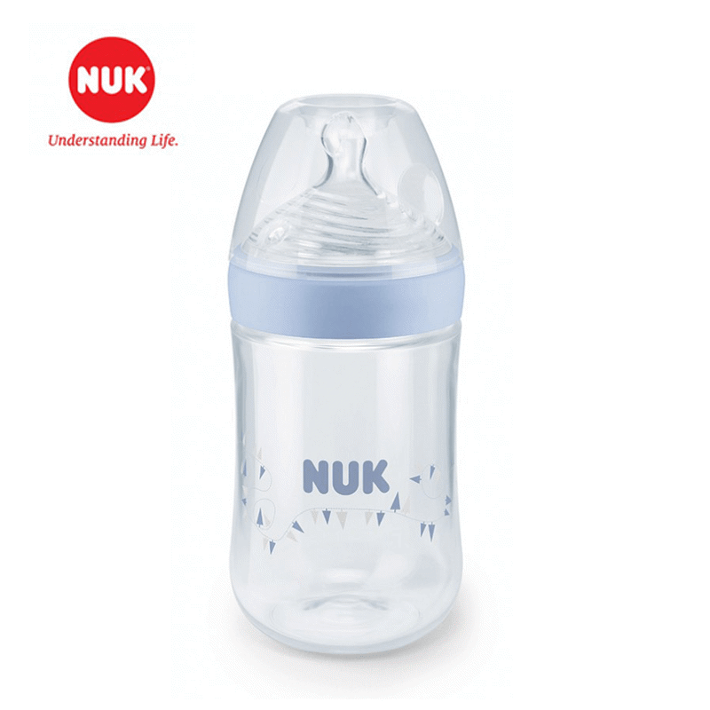 Bình sữa NUK Nature Sense 260ml - Núm Ti S2-M (6-18 tháng)