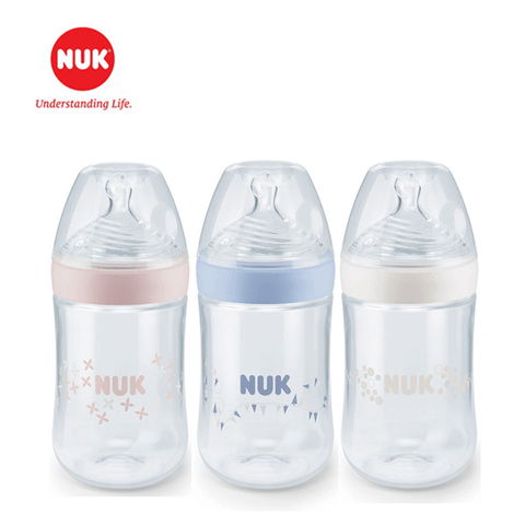 Bình sữa NUK Nature Sense 260ml - Núm Ti S2-M (6-18 tháng)