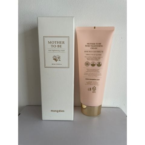 Sữa dưỡng thể, săn chắc da Mongdies Mother To Be Rose Tightening Cream Tuýp 200ml