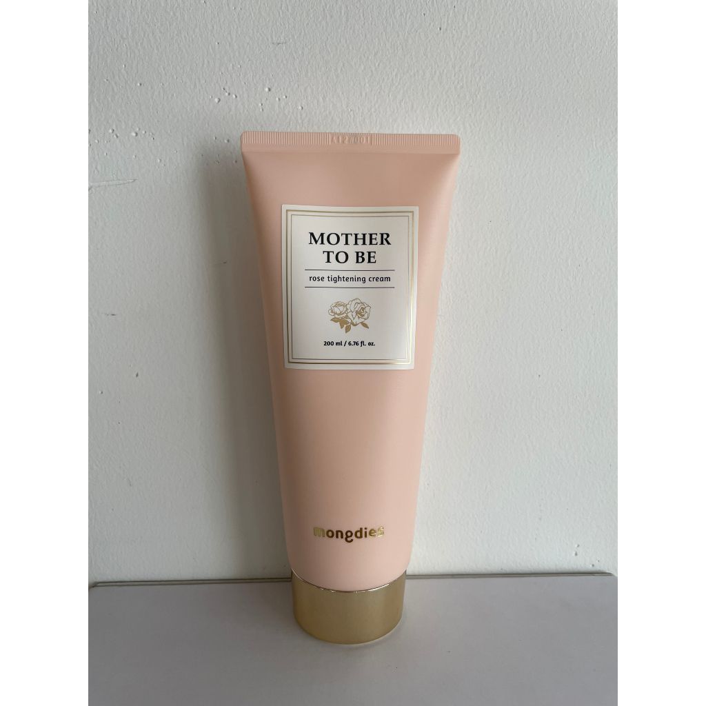 Sữa dưỡng thể, săn chắc da Mongdies Mother To Be Rose Tightening Cream Tuýp 200ml