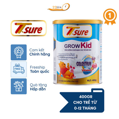 Sữa Bột T.sure Grow Kid 400gr