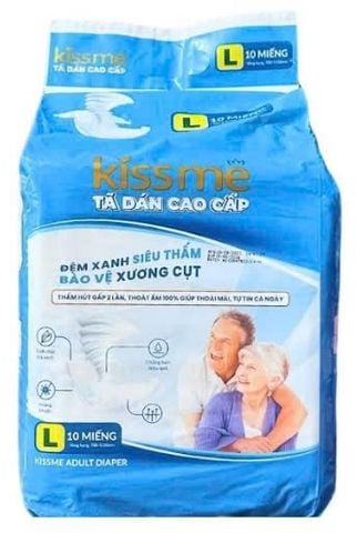 TÃ DÁN NGƯỜI LỚN KISSME SIZE M/L (SIZE L) - VÒNG BỤNG 70-115CM
