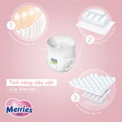 Tã dán Merries size Newborn 90+6 (<5kg)