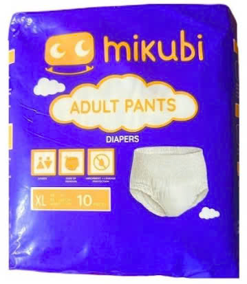 TÃ QUẦN NGƯỜI LỚN MIKUBI SIZE XL 115-160CM