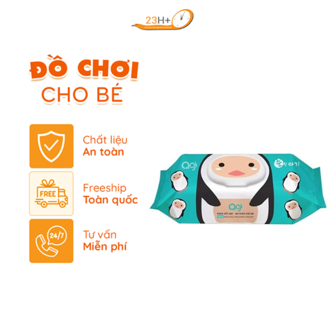 Khăn Ướt Agi Chim Cánh Cụt 100 Tờ