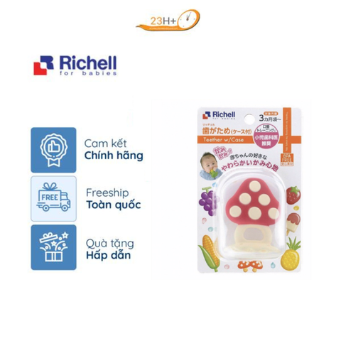 GẶM NƯỚU RICHELL SILICONE HÌNH NẤM CÓ HỘP