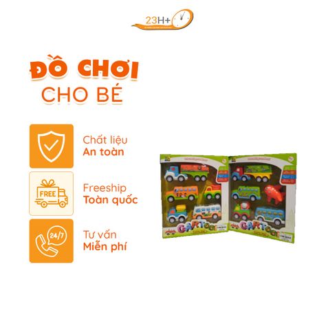 Đồ Chơi Bộ 5 Mô Hình Xe Hoạt Hình Cho Bé