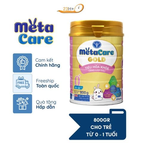 Sữa Bột Metacare Gold 0+ 800g (0–12 Tháng)