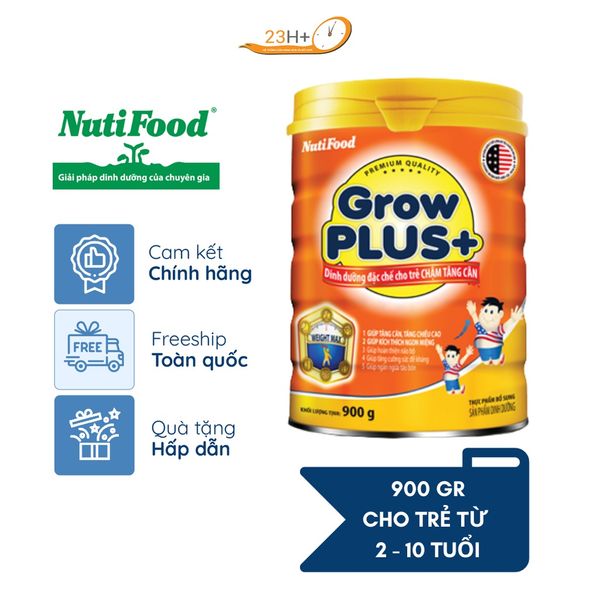 Sữa Bột Nuti Growplus Cam 900g