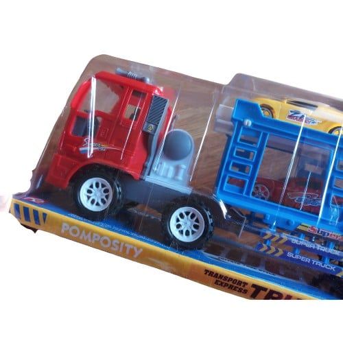 Đồ Chơi Xe Vận Chuyển Ô Tô 2 Tầng Chạy Bằng Đà Cho Bé