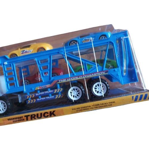 Đồ Chơi Xe Vận Chuyển Ô Tô 2 Tầng Chạy Bằng Đà Cho Bé