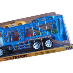 Đồ Chơi Xe Vận Chuyển Ô Tô 2 Tầng Chạy Bằng Đà Cho Bé