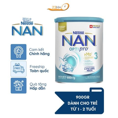 (Date11-12/2022) Sữa Bột Nan Nhập Khẩu Nga 3 800g (Mới)