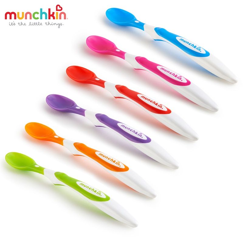 Thìa ăn dặm Munchkin Mỹ – 6 chiếc (3m+)