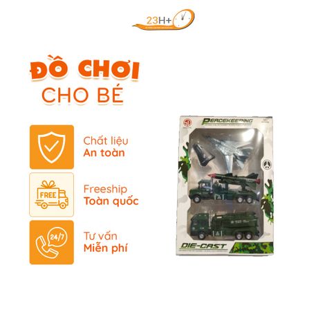 Đồ Chơi Bộ Mô Hình Xe Quân Sự Cho Bé