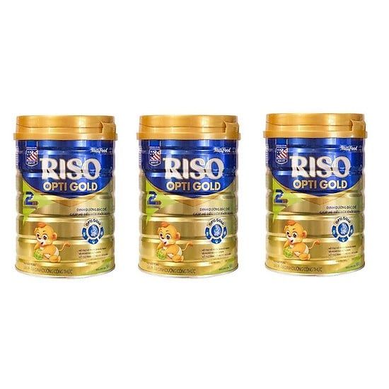 Sữa Bột Nuti Riso Opti Gold 3 900g