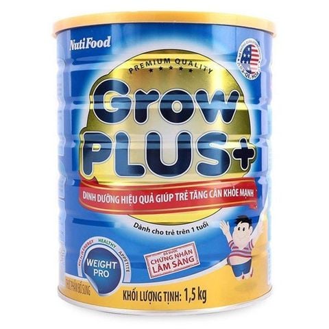 Sữa Bột Nuti Growplus Xanh 1.5kg (Mới)