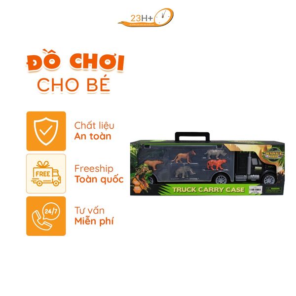 Đồ Chơi Hộp Xe Chở Thú Lớn Cho Bé