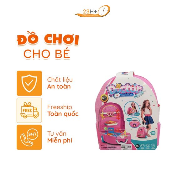 Đồ Chơi Balo Dụng Cụ Bác Sĩ Cho Bé