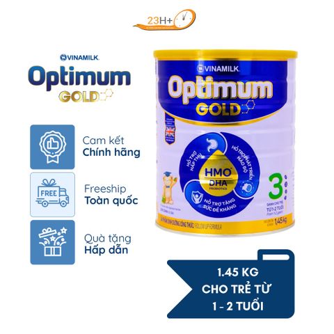 Sữa Bột Optimum Gold 3 1.45kg Mới