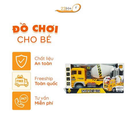 Đồ Chơi Xebồn Trộn Bê Tông Cho Bé