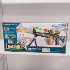 Đồ Chơi Súng Liên Thanh Có Đèn Cho Bé