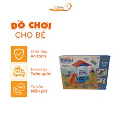 Đồ Chơi Lắp Ráp Ngôi Nhà Khủng Long Cho Bé