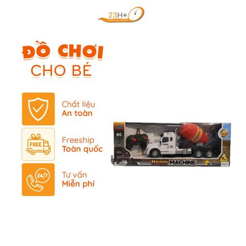 Đồ Chơi Xe Bồn Có Điều Khiển Cho Bé Mê Xây Dựng