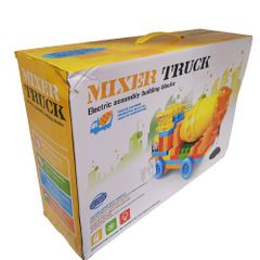 Đồ Chơi Xe Bồn Trộn Bê Tông Màu Vàng Cho Bé Mê Xây Dựng