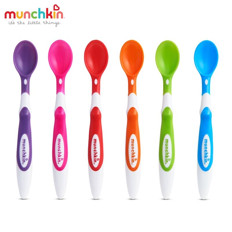 Thìa ăn dặm Munchkin Mỹ – 6 chiếc (3m+)