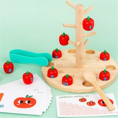 BỘ HỌC TOÁN CÂY TÁO THEO PP MONTESSORI