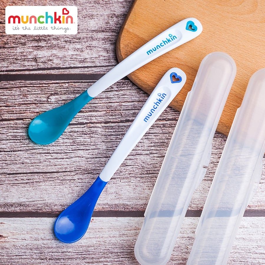 THÌA MỀM SILICON BÁO NÓNG MUNCHKIN 4 CÁI