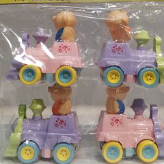 Đồ Chơi Set 4 Xe Hình Đầu Tàu Cho Bé