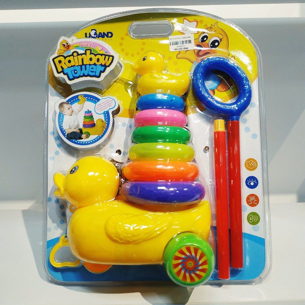 Đồ Chơi Vịt Cầu Vồng Cho Bé